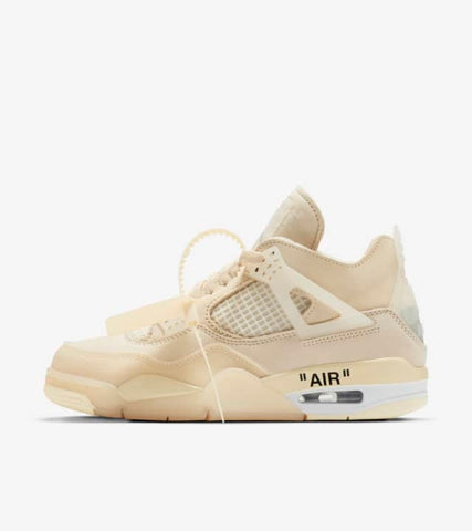Air Jordan 4 x Off White Sail