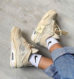 Air Jordan 4 x Off White Sail
